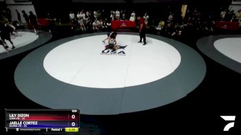 100 lbs Placement Matches (16 Team) - Lily Dizon, SJWA-FR vs Jaelle Cortez, SCVWA-FR