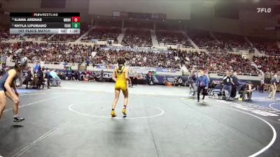 107-D2 1st Place Match - Khyla Lipumano, Yuma Catholic High School vs Iliana Arenas, Marcos De Niza High School