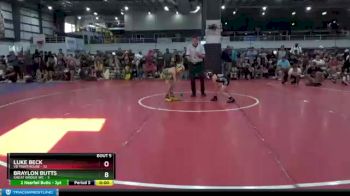 65 lbs Round 2 (8 Team) - Emmett Brown, GREAT BRIDGE WC vs Logan Brickley, VB FIGHTHOUSE