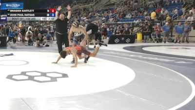 138 lbs Champ. Rd Of 128 - Braiden Bartlett, Texas vs John Paul Hatgas, Ohio