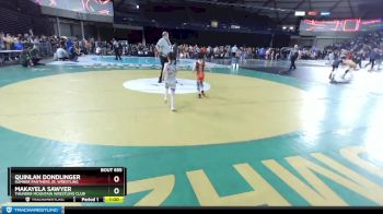 49 lbs Round 2 - Makayela Sawyer, Thunder Mountain Wrestling Club vs Quinlan Dondlinger, Sumner Panthers Jr. Wrestling