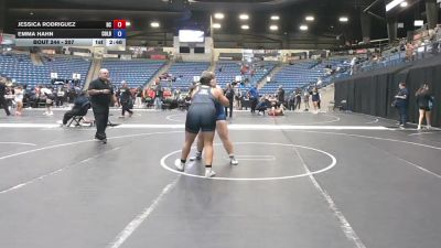 207 lbs 1st Place Match - Jessica Rodriguez, Doane vs Emma Hahn, Colby Community College