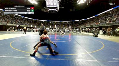 130 lbs Round Of 32 - Nick Gordon, Palmyra vs Brayden Stull, Armstrong