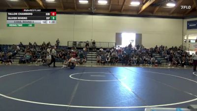 141 lbs Cons. Round 2 - Oliver Rivero, Hope International University vs Tallon Chambers, Cal Poly Humbolt