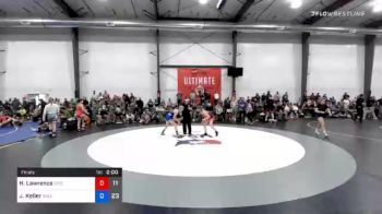 44 kg Final - Hannah Lawrence, Wyoming Seminary (W) vs Jayden Keller, BullTrained