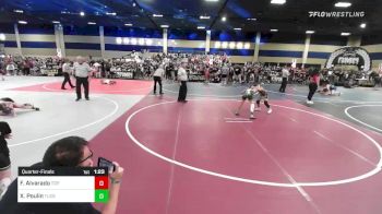 82 lbs Quarterfinal - Francisco Alvarado, Top Dog WC vs Xander Poulin, Tucson Pride WC