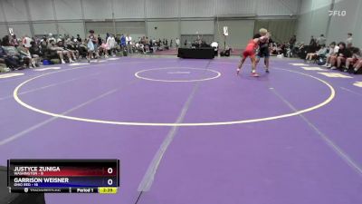 126 lbs Placement Matches (8 Team) - Justyce Zuniga, Washington vs Garrison Weisner, Ohio Red