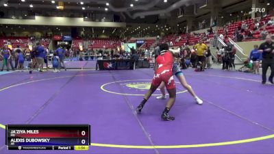 136 lbs Cons. Round 2 - Ja`Ziya Miles, MO vs Alexis Dubowsky, AR