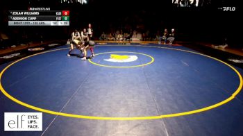 105 lbs. 1st Place Match - Addison Cupp, Festus vs Zolah Williams, Kearney