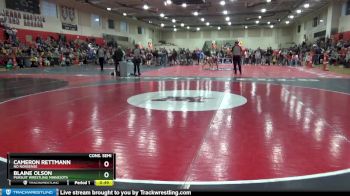 60 lbs Cons. Semi - Cameron Rettmann, No Nonsense vs Blaine Olson, Pursuit Wrestling Minnesota