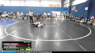 80 lbs Quarterfinal - Apisai Tabakece, Sublime Wrestling Academy vs Maddox Anderson, All In Wrestling Academy