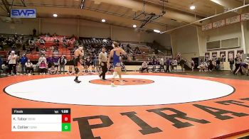 138 lbs Final - Kyler Tabor, Berryhill High School vs Andy Collier, Cushing High School