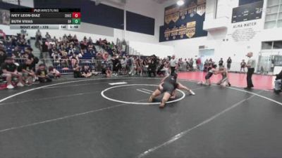 170 lbs Semifinal - Ivey Leon-Diaz, Sunny Hills High School vs Ruth Vivas, Bonita HS