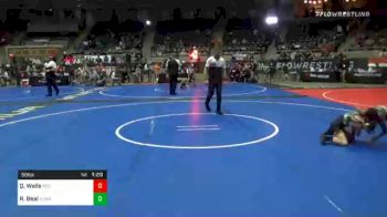 58 lbs Quarterfinal - Quentin Walls, Red Wave Wrestling vs Royce Beal, Hudson WC