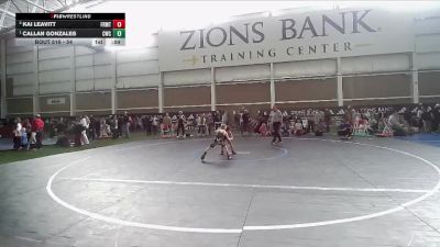 54 lbs 1st Place Match - Callan Gonzales, Champions Wrestling Club vs Kai Leavitt, Champions Wrestling Club