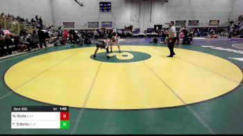 157 lbs Quarterfinal - Nicholas Buda, Bogota/Ridgefield Park vs Frank DiBella, St. Joseph Regional