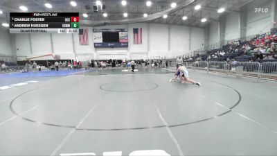 174 lbs Quarterfinal - Charlie Foster, Onondaga Community College vs Andrew Huesgen, Merchant Marine