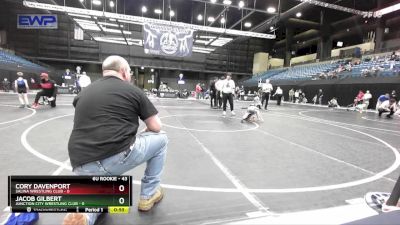 43 lbs Cons. Round 4 - Jacob Gilbert, Junction City Wrestling Club vs Cory Davenport, Salina Wrestling Club