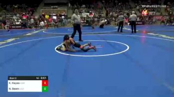 64 lbs Prelims - Kale Hayes, Honey Badger WC vs Noah Beam, Legacy Elite WC