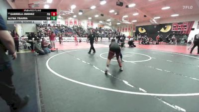 130 lbs Cons. Round 4 - Gabriela Jimenez, Paloma Valley vs Alyna Ybarra, Sunnyside