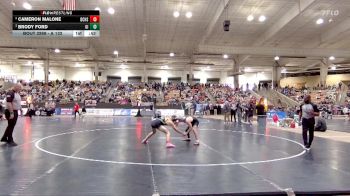 A 132 lbs Cons. Round 2 - Brody Ford, Gibbs High School vs Cameron Malone, David Crockett High School