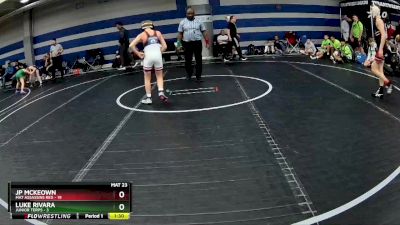 96 lbs Round 3 (8 Team) - JP McKeown, Mat Assassins Red vs Luke Rivara, Junior Terps