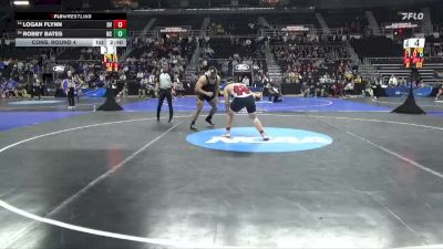 285 lbs Cons. Round 4 - Robby Bates, North Central (IL) vs Logan Flynn, Delaware Valley