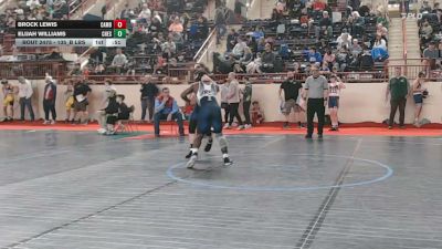 135_B lbs Consi Of 8 #1 - Brock Lewis, Cambria Heights vs Elijah Williams, Chestnut Ridge