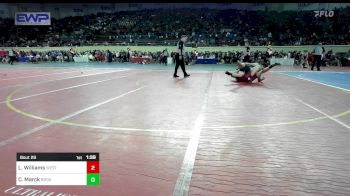 200 lbs Round Of 128 - Luke Williams, Westmoore Wresting vs ColtEn Marck, Broken Arrow Junior High