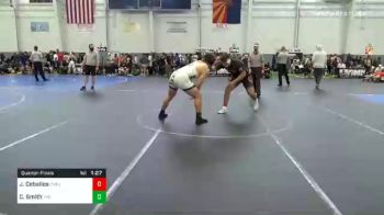 220 lbs Quarterfinal - Justin Ceballos, Cvbjj vs Christian Smith, The Club