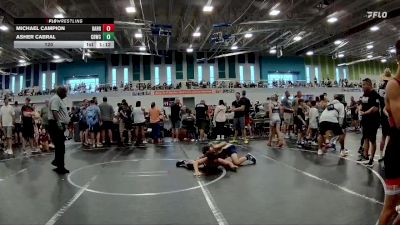 120 lbs Finals (8 Team) - Asher Cabral, Cocoa Beach WC vs Michael Campion, Team Barracuda