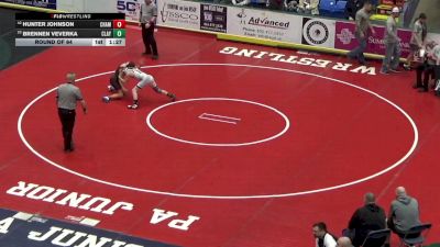 103 lbs Round Of 64 - Hunter Johnson, Chambersburg vs Brennen Veverka, Claysburg Kimmel