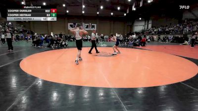 132B Cons. Round 1 - Cooper Heitman, Smithville vs Cooper Oursler, Pine Creek