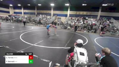 94 lbs Quarterfinal - Cosette Torres, Brawley Wr Ac vs Payton Bennett, Tnt