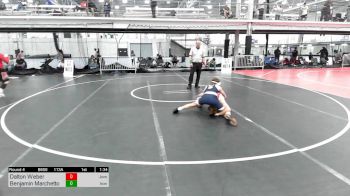 113A lbs Quarterfinal - Dalton Weber, Jersey 74 vs Benjamin Marchetto, Iron Horse / West Milford