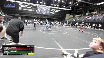 76 lbs Round 3 - Grady McHone, Bluestem vs Kale Kauffman, Derby