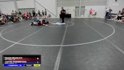 215 lbs Round 1 (8 Team) - Mason Brancato, New Jersey vs Carter Engebretson, North Dakota