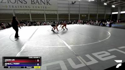 113 lbs Cons. Round 2 - Jason Lin, CA vs Kimball Parry, WY