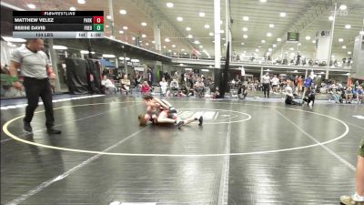 134 lbs Rr Rnd 1 - Matthew Velez, Parkland - HS vs Reese Davis, FredRo & Co