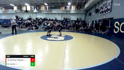 285 lbs Champ. Round 3 - Berkan Ranjbari Saisan, El Camino Real vs Milton Carter, Sj Bosco