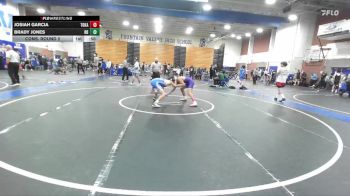 126 lbs Cons. Round 2 - Brady Jones, Rancho Bernardo vs Josiah Garcia, Tokay