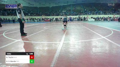 110 lbs Round Of 16 - Brinlee Taylor, McAlester vs Bex Dewey-Benda, Piedmont