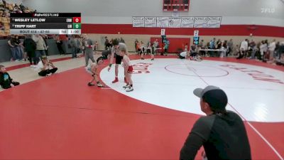 47-50 lbs Round 5 - Wesley Letlow, Eaton Reds WC vs Tripp Hart, Lincoln