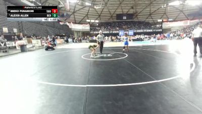 Girls 4A 120 lbs Champ. Round 1 - Alexis Allen, Richland (Girls) vs Mieko Funamori, Tahoma (Girls)