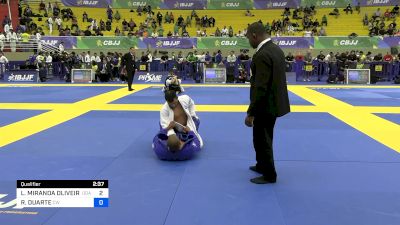 LUCAS MIRANDA OLIVEIRA vs REGINALDO DUARTE 2024 Brasileiro Jiu-Jitsu IBJJF
