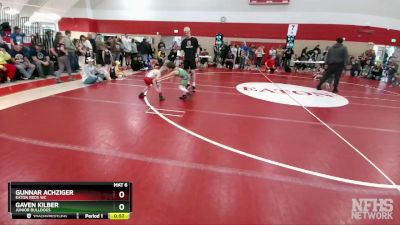 47-51 lbs Round 4 - Gaven Kilber, Junior Bulldogs vs Gunnar Achziger, Eaton Reds WC