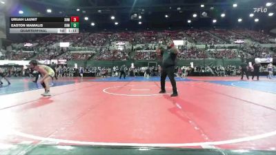 95 lbs Quarterfinal - Easton Mamalis, Green River Grapplers vs Urijah Launit, Mat Demon Wrestling Club