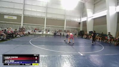 113 lbs Quarterfinals (8 Team) - Lukas Foster, Illinois vs Jace Reed, Oklahoma Outlaws Red