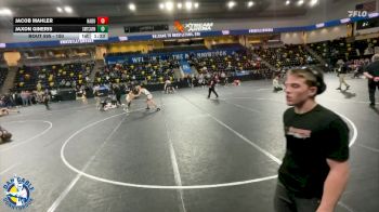 150 lbs Cons. Round 2 - Jacob Mahler, Hampton-Dumont-CAL vs Jaxon Gineris, Chicago (Mt. Carmel)