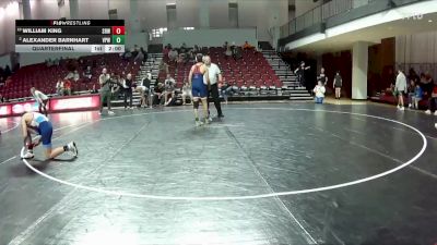 113 lbs Quarterfinal - William King, Powhatan Youth Wrestling Club vs Alexander Barnhart, Virginia Patriots Wrestling